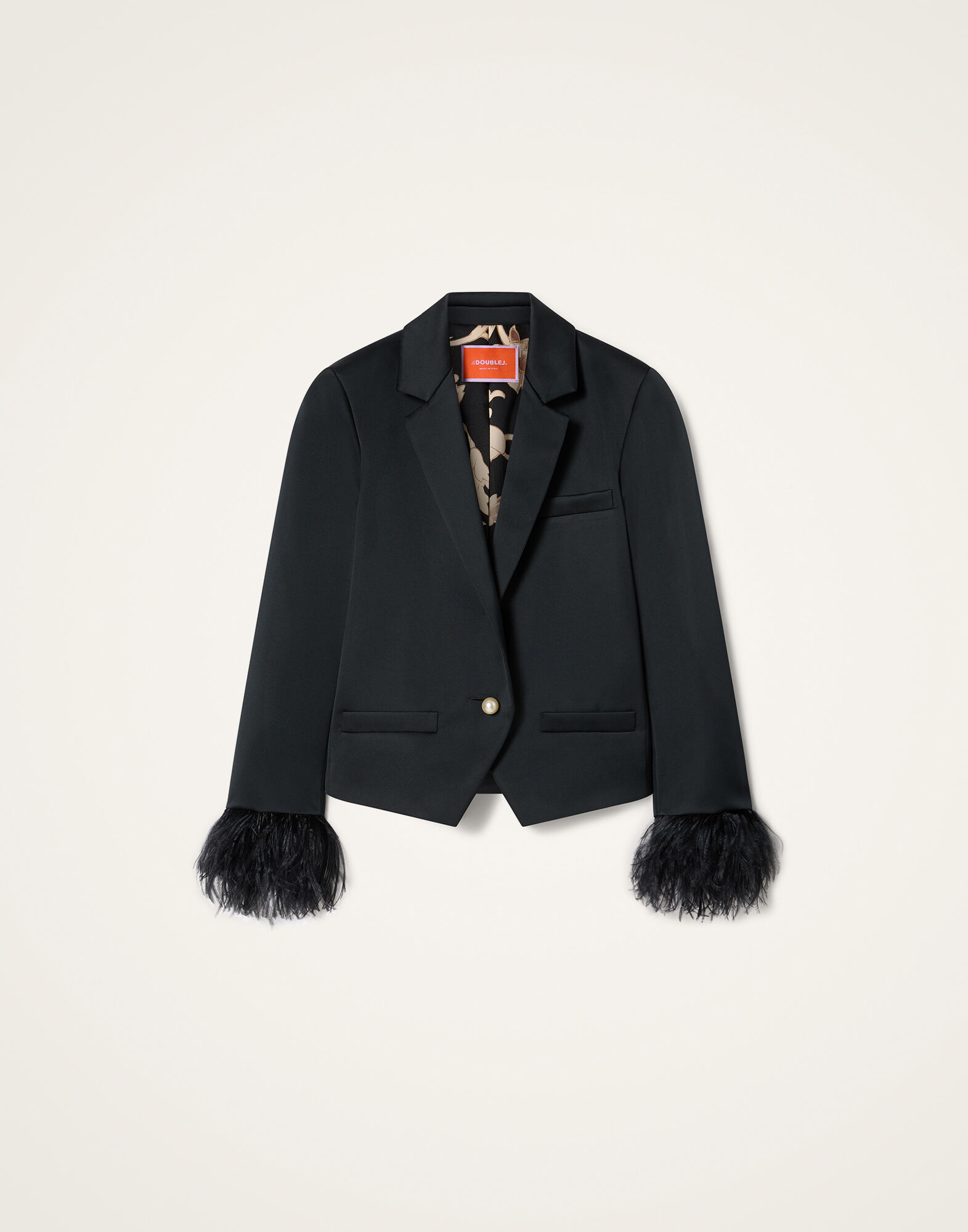 Luckycharm Jacket La DoubleJ: Solid Black JAC0208DUC002