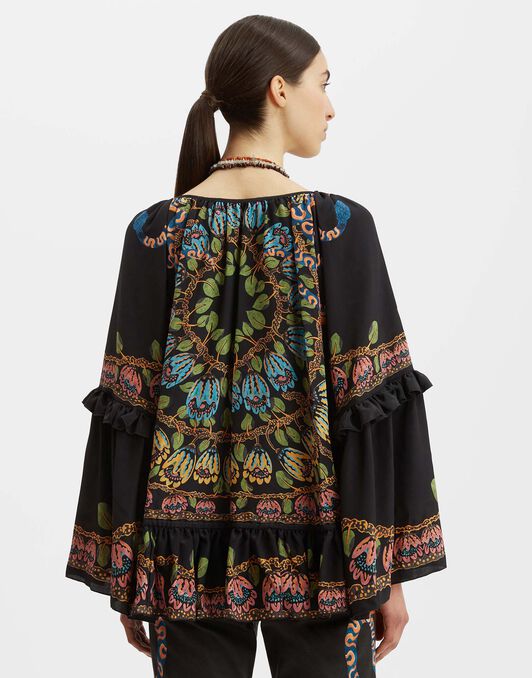 Boho Blouse La DoubleJ: Eve Black Boho Blouse La DoubleJ: Eve Black TOP0132CRE005