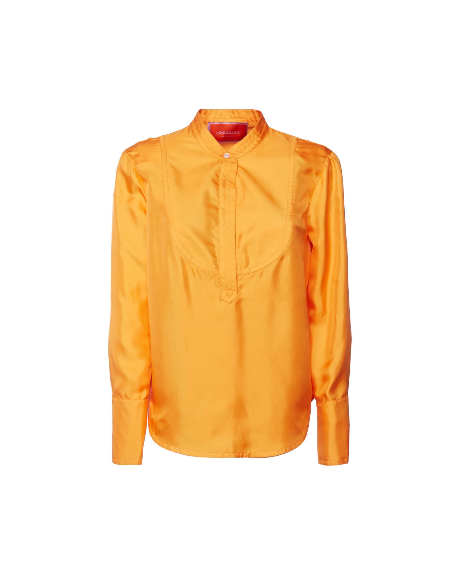 Portofino Shirt La DoubleJ: Solid Orange Portofino Shirt La DoubleJ: Solid Orange SHI0046SIL001