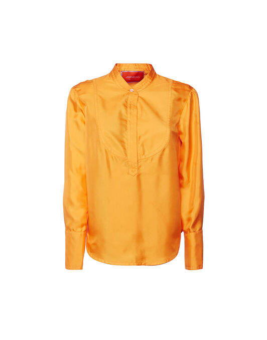 Portofino Shirt La DoubleJ: Solid Orange Portofino Shirt La DoubleJ: Solid Orange SHI0046SIL001