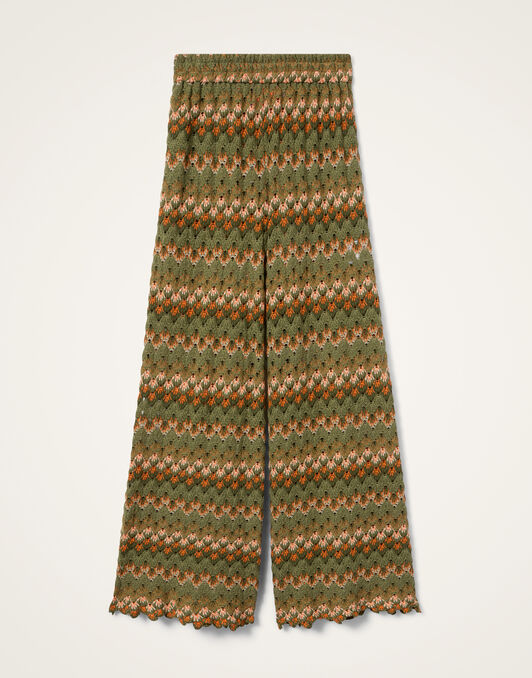 Palazzo Pants La DoubleJ: Multicolor Green & Orange Palazzo Pants La DoubleJ: Multicolor Green & Orange TRO0003COT091