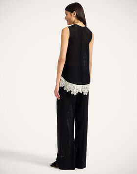 Loose Pants La DoubleJ: Solid Black TRO0135COT077