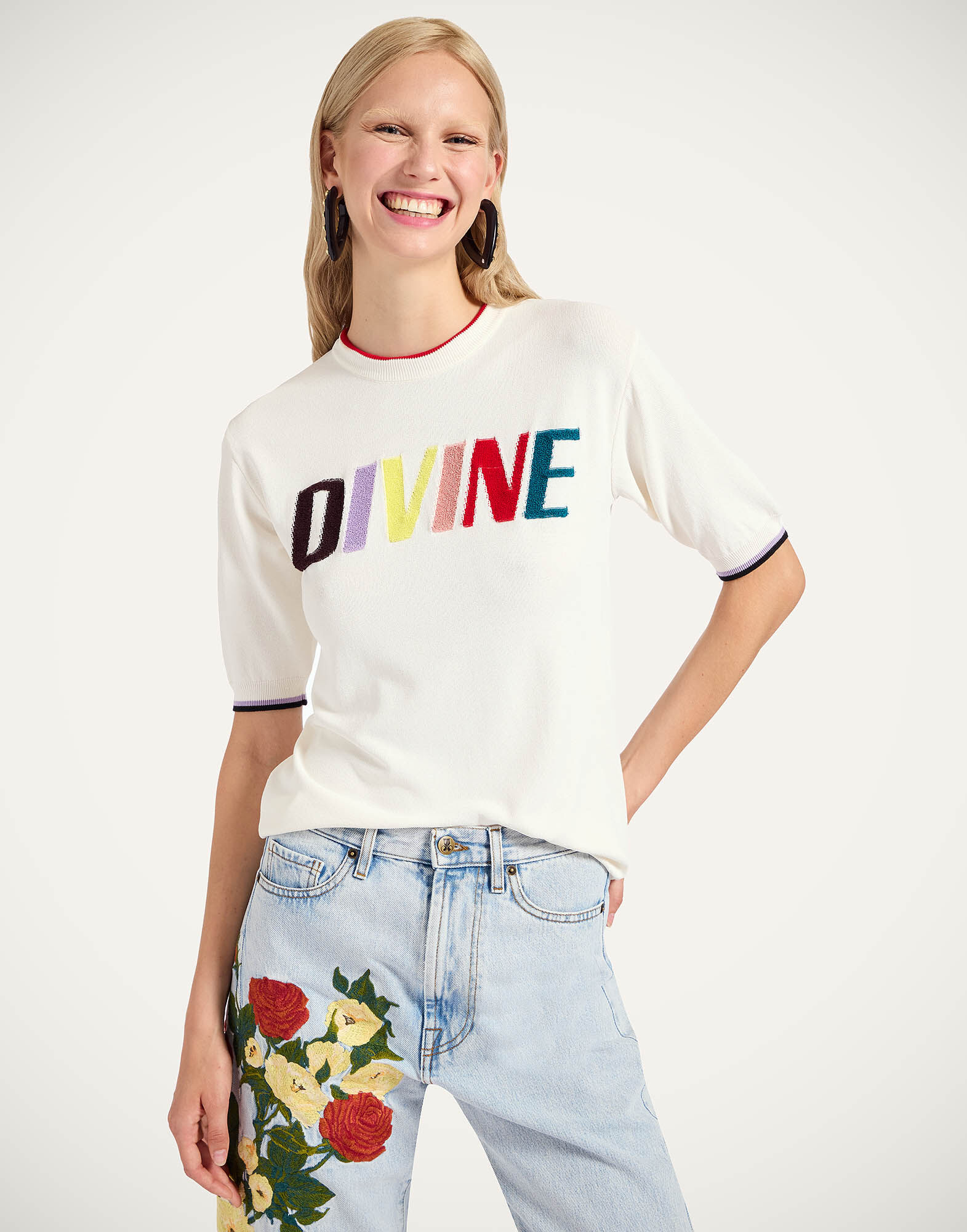Divine Tee La DoubleJ: Divine White Divine Tee La DoubleJ: Divine White PUL0277KNI163