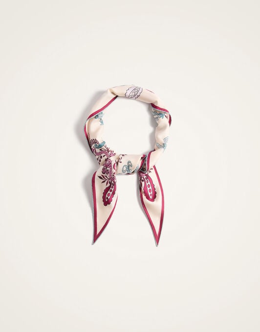 Diamond Scarf La DoubleJ: Wispy Placée Ivory Diamond Scarf La DoubleJ: Wispy Placée Ivory SCA0105SIL006