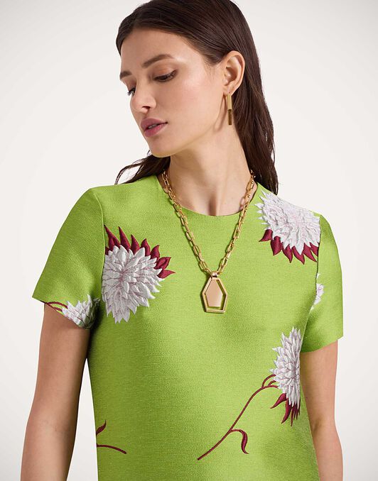 Swing Dress La DoubleJ: Derby Lime Swing Dress La DoubleJ: Derby Lime DRE0001JCQ108