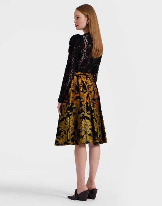 Kelly Skirt La DoubleJ: Cherubs Multicolor Kelly Skirt La DoubleJ: Cherubs Multicolor SKI0129JCQ089
