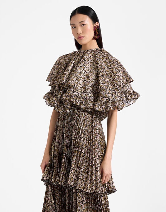 Ball Drop Mini Cape La DoubleJ: Jive Pink Ball Drop Mini Cape La DoubleJ: Jive Pink SCA0056FCP006