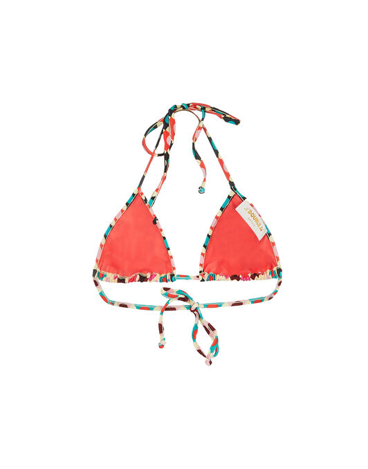 Triangle Bikini Top LaDoubleJ: Groovy Dot Giallo SWI0003LYC001