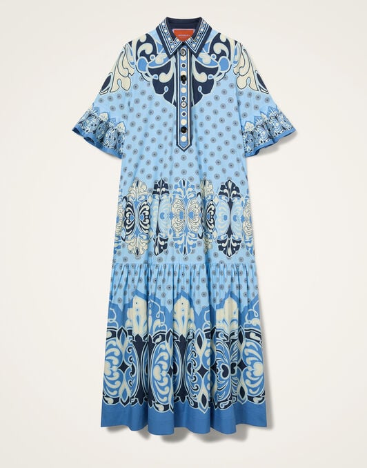 Artemis Dress La DoubleJ: Cocoon Placée Blue Artemis Dress La DoubleJ: Cocoon Placée Blue DRE0201COT097