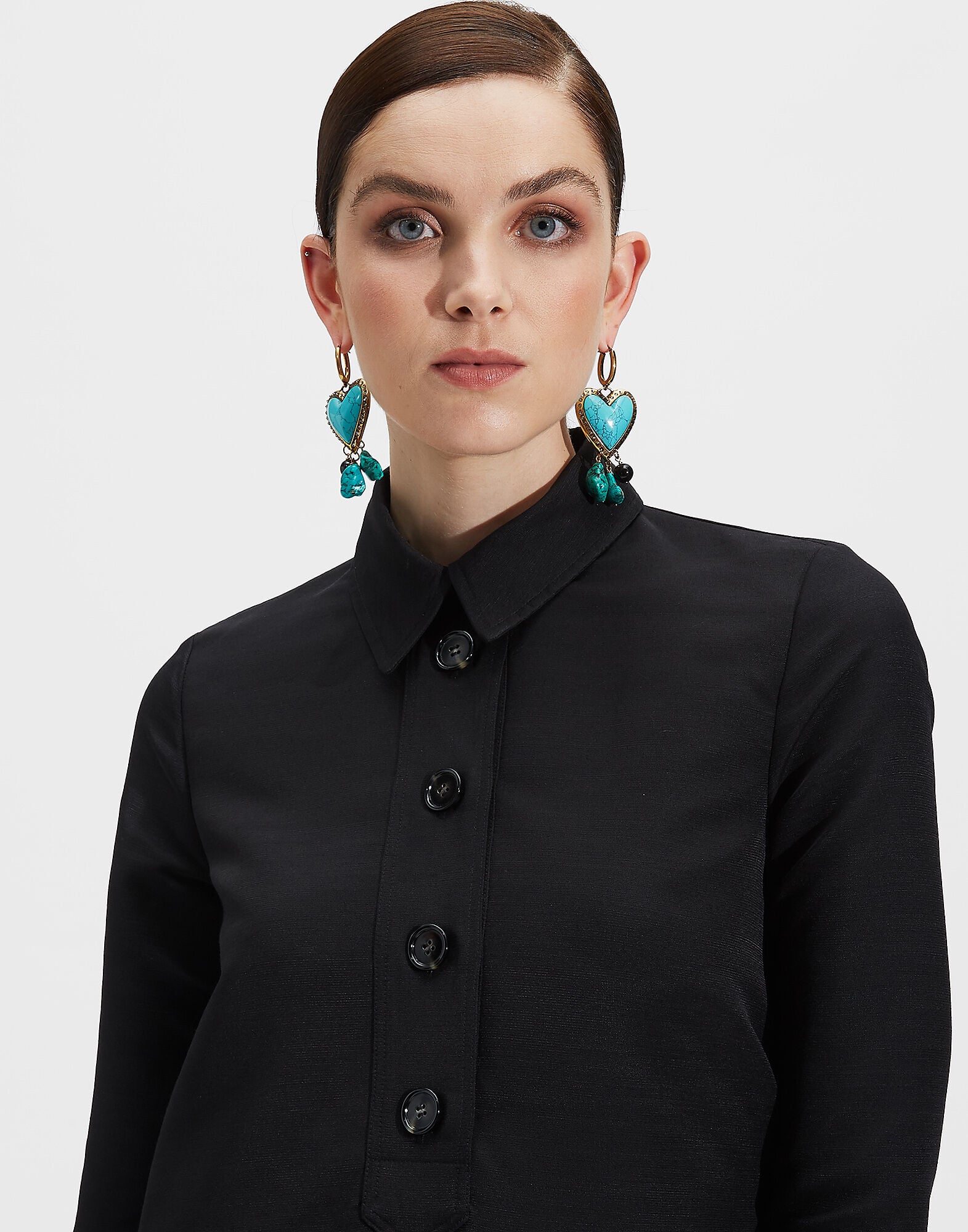 Short Artemis Dress LaDoubleJ: Solid Black DRE0180CAD001
