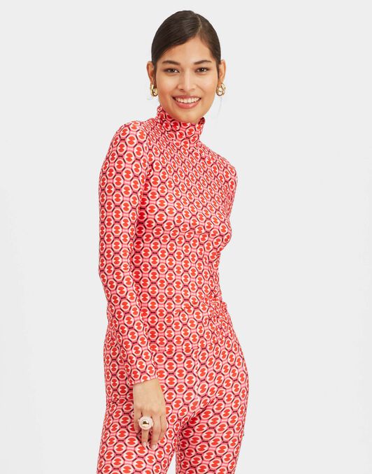 Turtleneck La DoubleJ: Sugar Rush Red SHI0030JER005