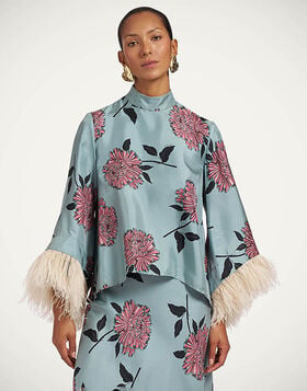 Make An Exit Top La DoubleJ: Feria Light Blue TOP0104SIL001