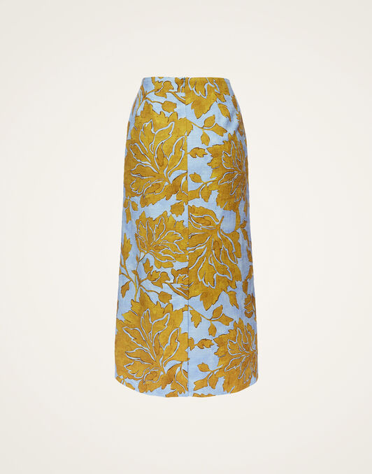 Pencil Skirt La DoubleJ: Tangle Light Blue Pencil Skirt La DoubleJ: Tangle Light Blue SKI0011COT005