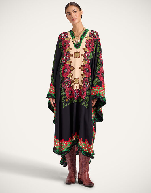 Karis Kaftan La DoubleJ: Bounty Placée Red DRE0935VIS027