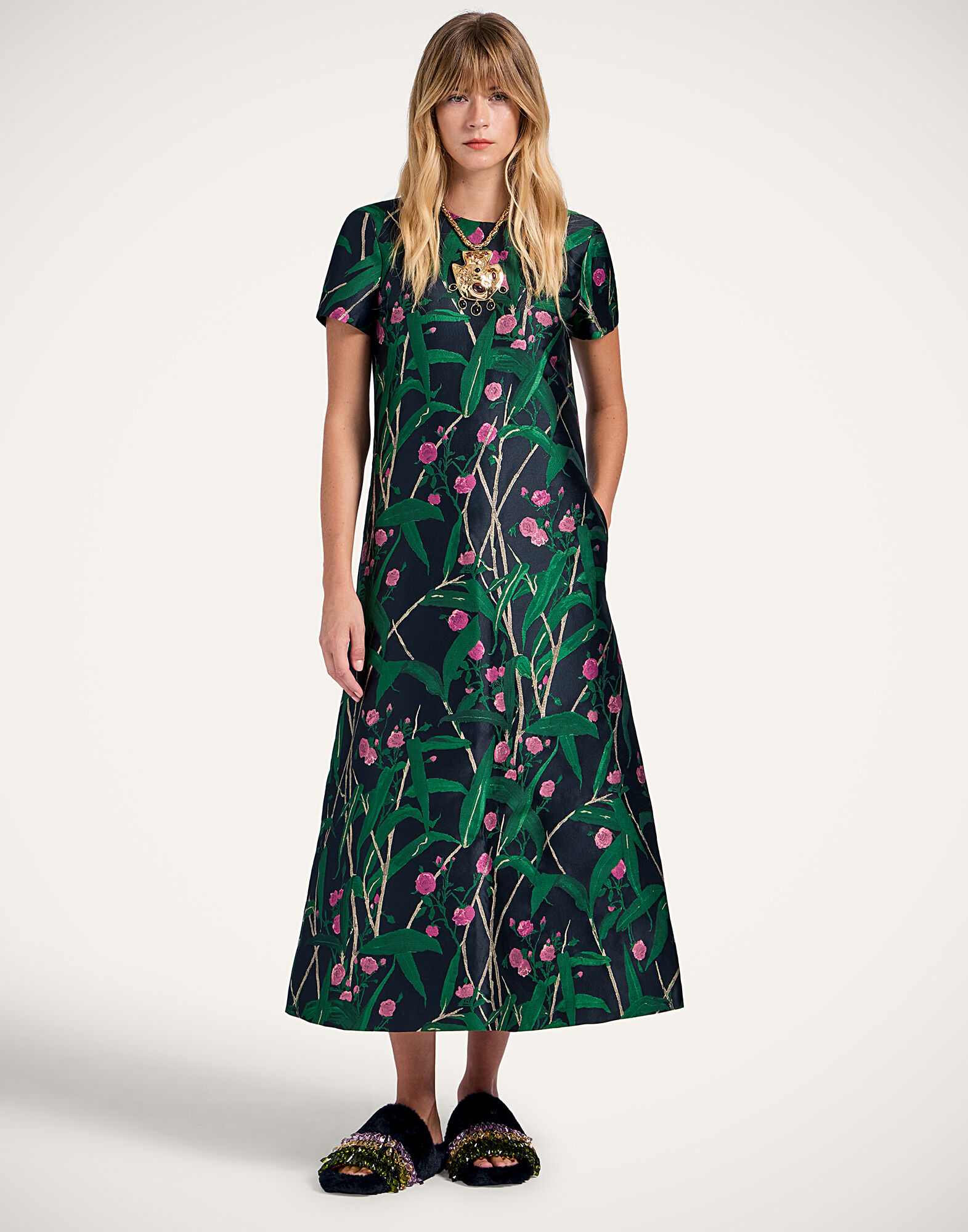Swing Dress La DoubleJ: Bamboo Black DRE0001JCQ119