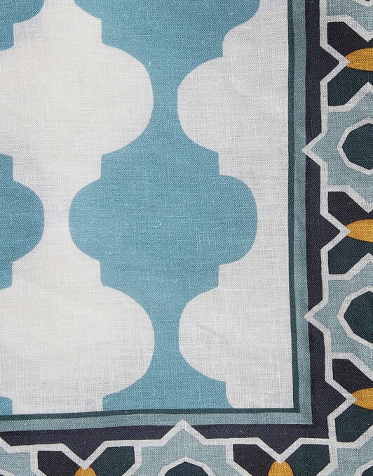 Large Tablecloth La DoubleJ: Plaza Sky Blue TBC0003LIN001