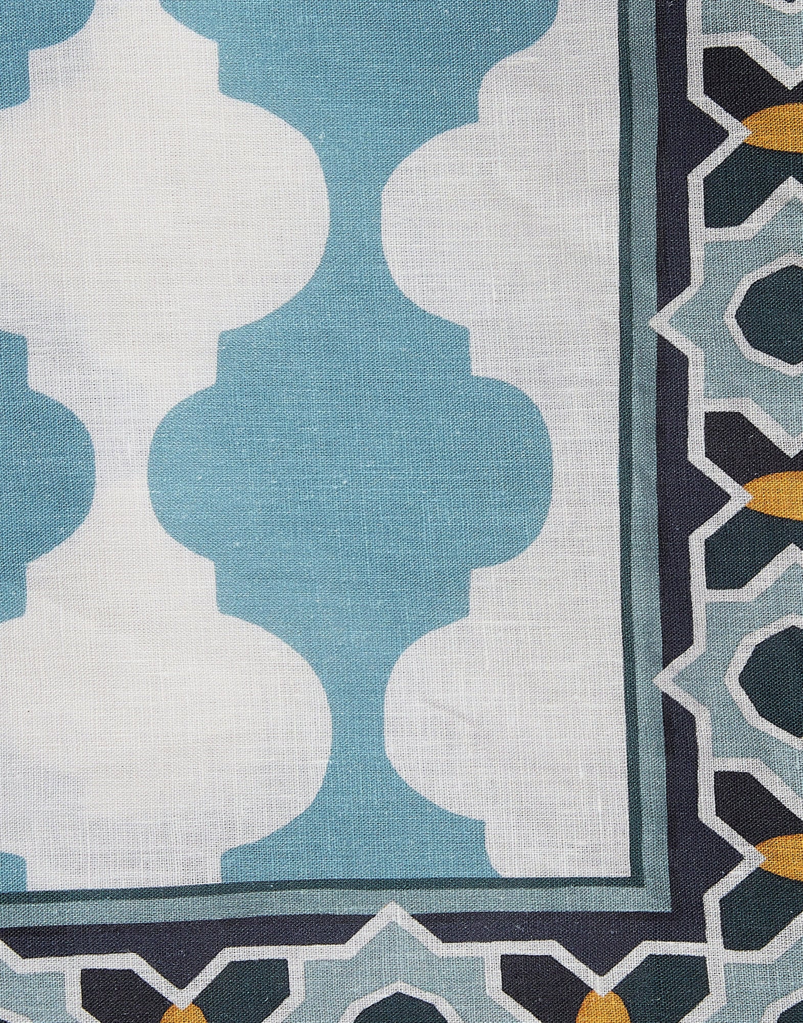 Large Tablecloth La DoubleJ: Plaza Sky Blue TBC0003LIN001