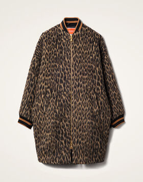 Brooklyn Coat La DoubleJ: Cheetah Coating Light Beige JAC0129WOL020