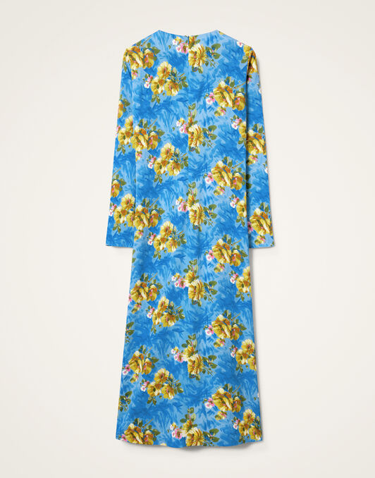 Long Sleeve Swing Dress La DoubleJ: Riptide Light Blue Long Sleeve Swing Dress La DoubleJ: Riptide Light Blue DRE0184VIS001