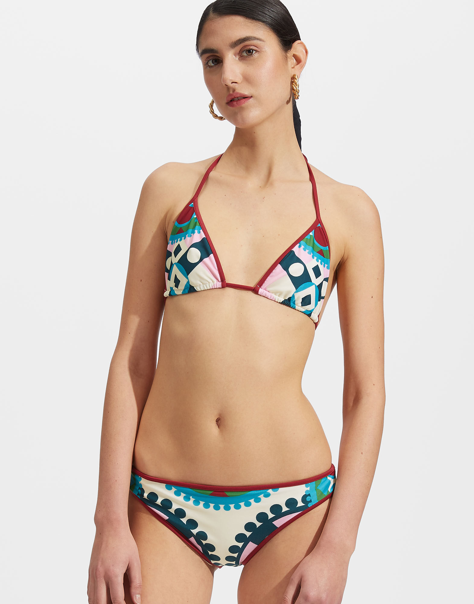 Bikini Top La DoubleJ: Ruote Placée Bikini Top La DoubleJ: Ruote Placée SWI0032LYC003
