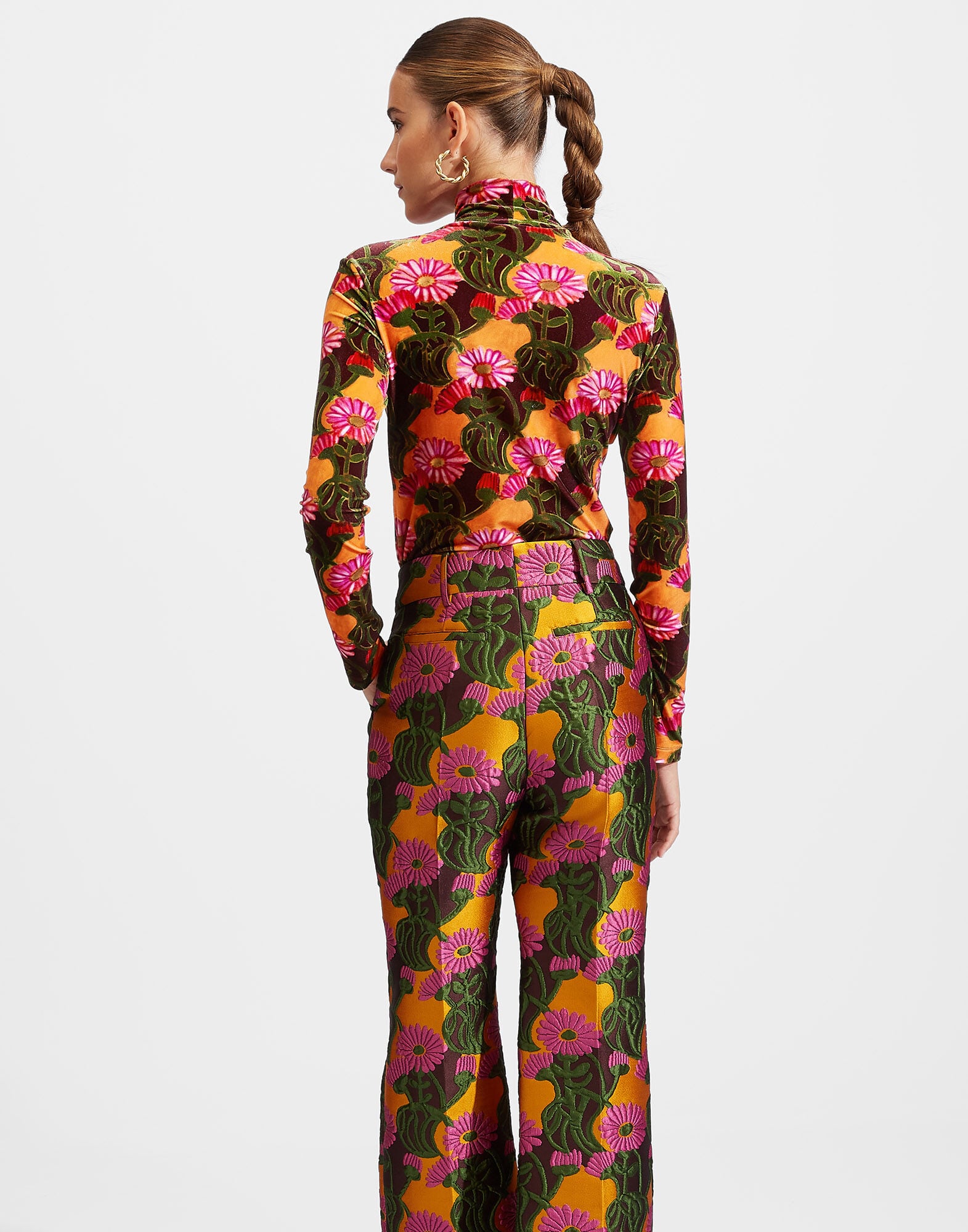 Turtleneck La DoubleJ: Orange Gerber SHI0030VEL006