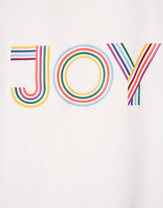 House T-Shirt La DoubleJ: Joy Off White House T-Shirt La DoubleJ: Joy Off White TSH0056JER032
