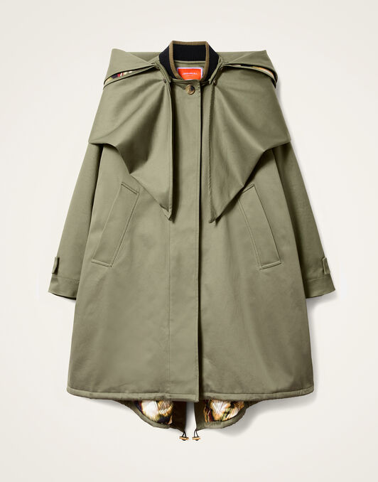 Windsor Parka La DoubleJ: Solid Military Green Windsor Parka La DoubleJ: Solid Military Green JAC0160COT081