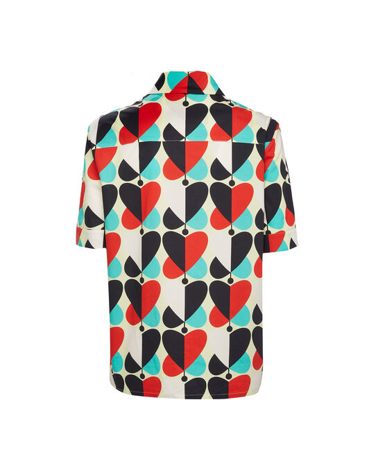 Clerk Shirt La DoubleJ: Farfalle Rosso Clerk Shirt LaDoubleJ: Farfalle Rosso SHI0020COT020