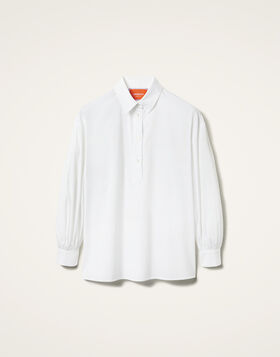 Poet Shirt La DoubleJ: Solid White SHI0055COT064