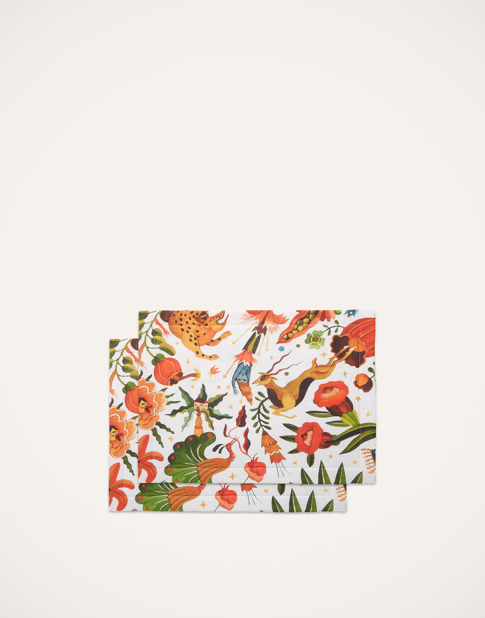 Placemat Set Of 2 La DoubleJ: Jungle Book Placemat Set Of 2 La DoubleJ: Jungle Book TBM0001LIN005