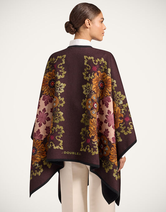 Soul Poncho La DoubleJ: Bounty Placée Burgundy SCA0047PLA003