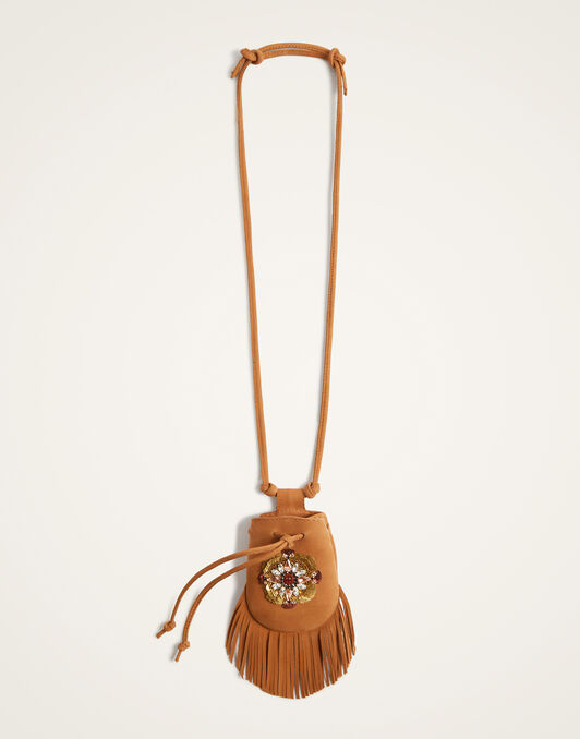 Power Pouch La DoubleJ: Solid Tan BAG0087LEA016