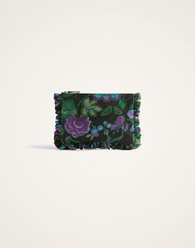 Hand Pochette La DoubleJ: Botanical Black BAG0059JCQ144