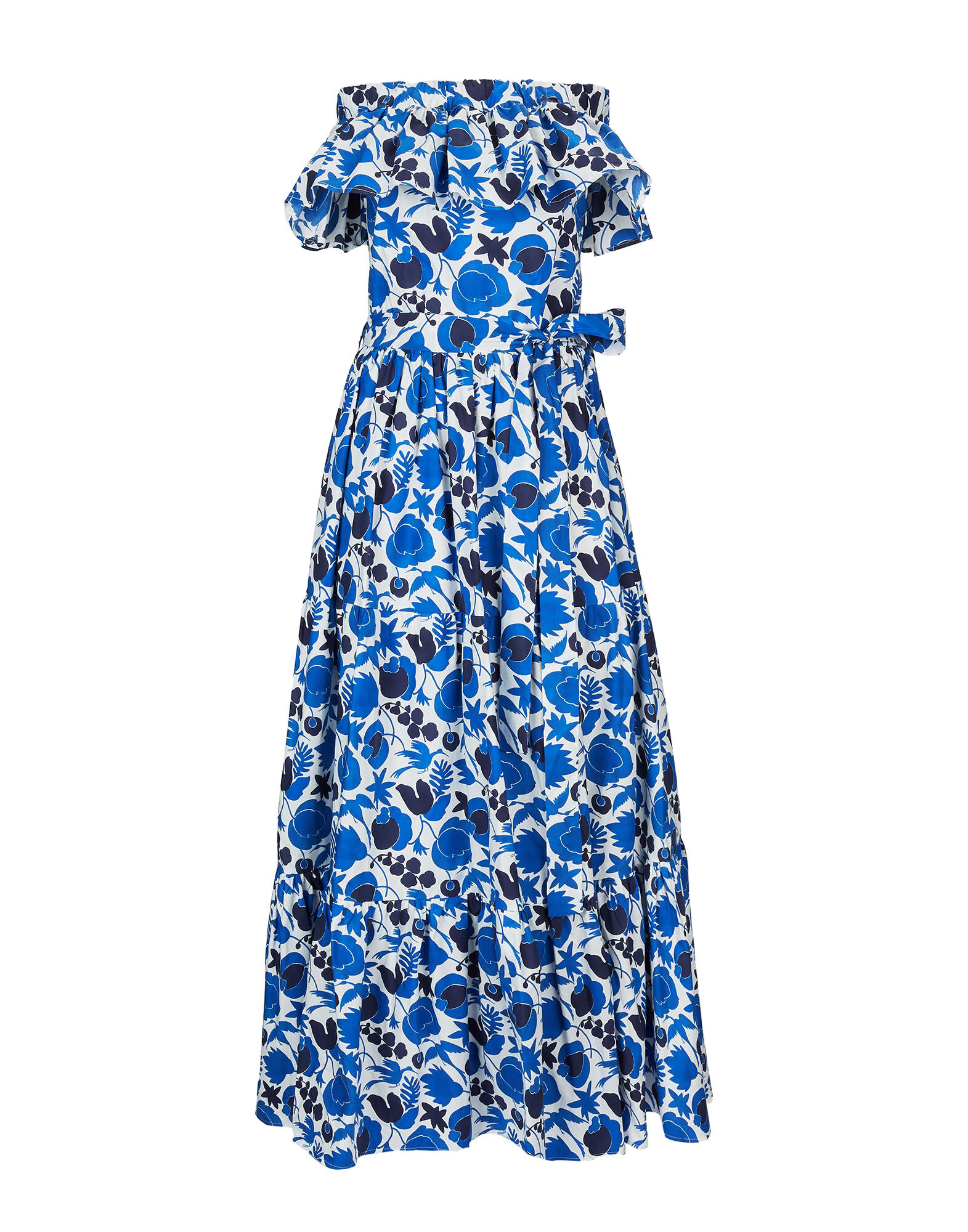 Yacht Dress La DoubleJ: Wildbird Blu Yacht Dress LaDoubleJ: Wildbird Blu DRE0030COT001