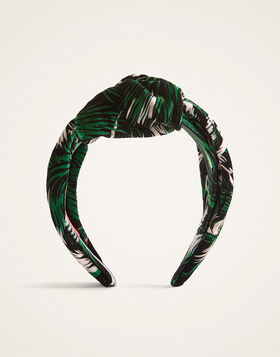 Love Knot Headband La DoubleJ: Quill Green HEB0015VEL006