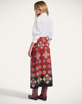 A-Long Skirt La DoubleJ: Nucleus Placée Rust SKI0018CAD001