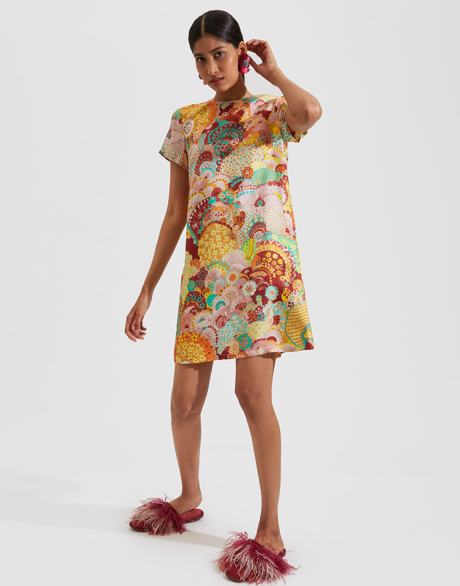 Mini Swing Dress La DoubleJ: Holi Mini Swing Dress La DoubleJ: Holi DRE0963SIL006