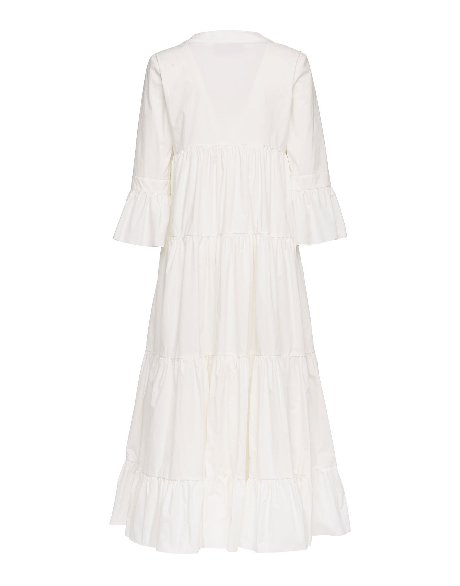 Jennifer Jane Dress La DoubleJ: Solid White Smoke DRE0114COT001