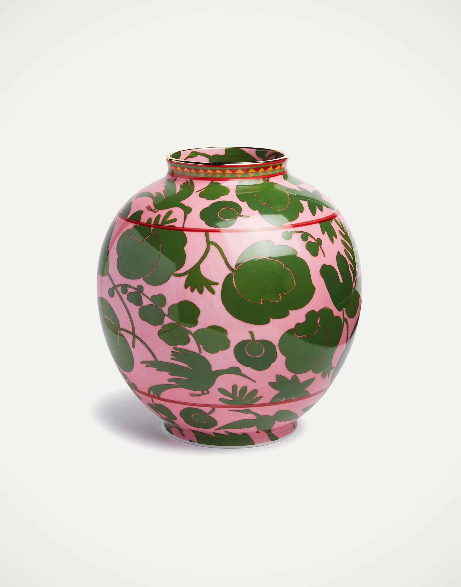 Bubble Vase La DoubleJ: Wildbird Rosa/Verde Bubble Vase La DoubleJ: Wildbird Rosa/Verde VAS0003CER001