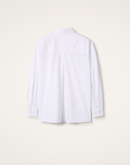 Poet Shirt La DoubleJ: Solid White SHI0055COT064