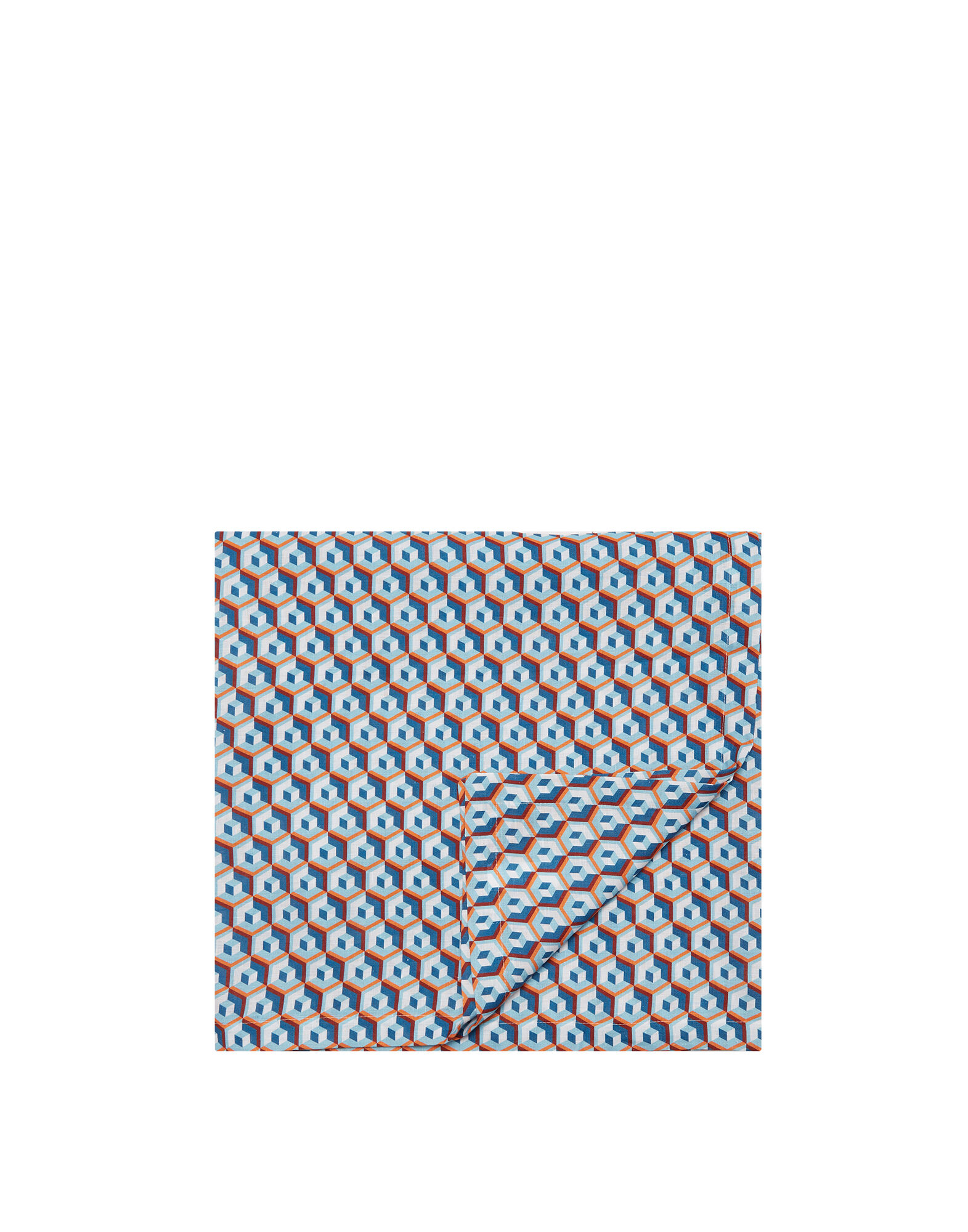 Large Tablecloth (180x350) La DoubleJ: Cubi Blu Large Tablecloth (180x350) La DoubleJ: Cubi Blu TBC0003LIN001