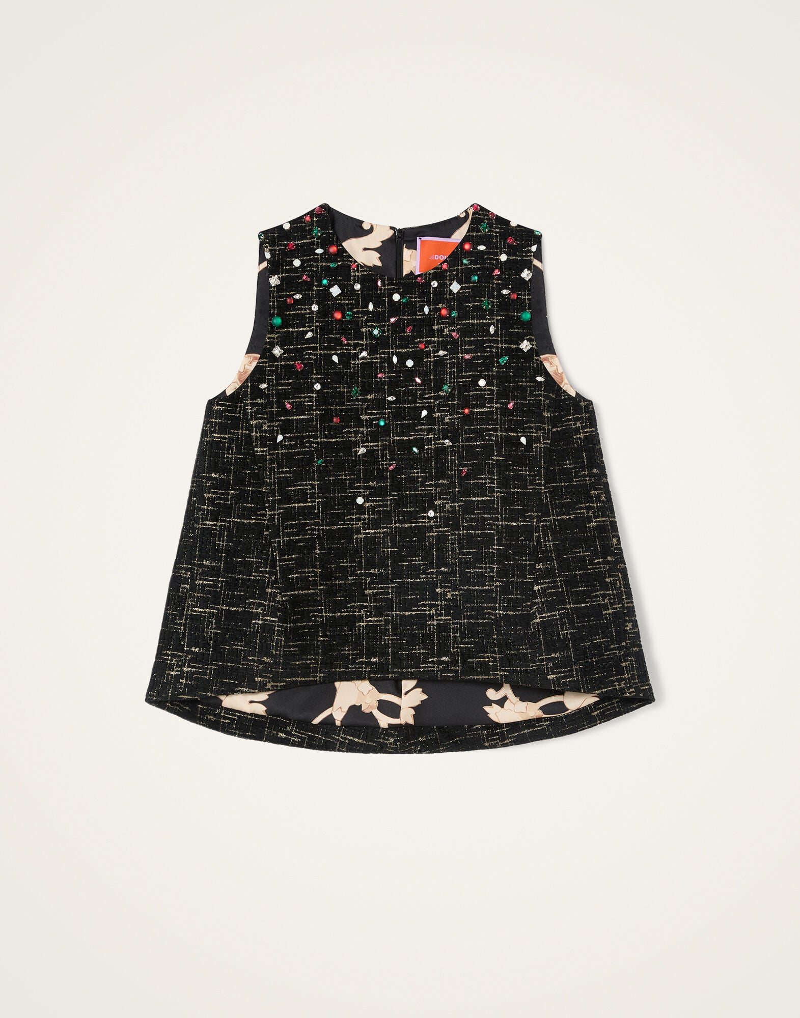 La Scala Top La DoubleJ: Bicolor Black La Scala Top La DoubleJ: Bicolor Black TOP0222WOL040