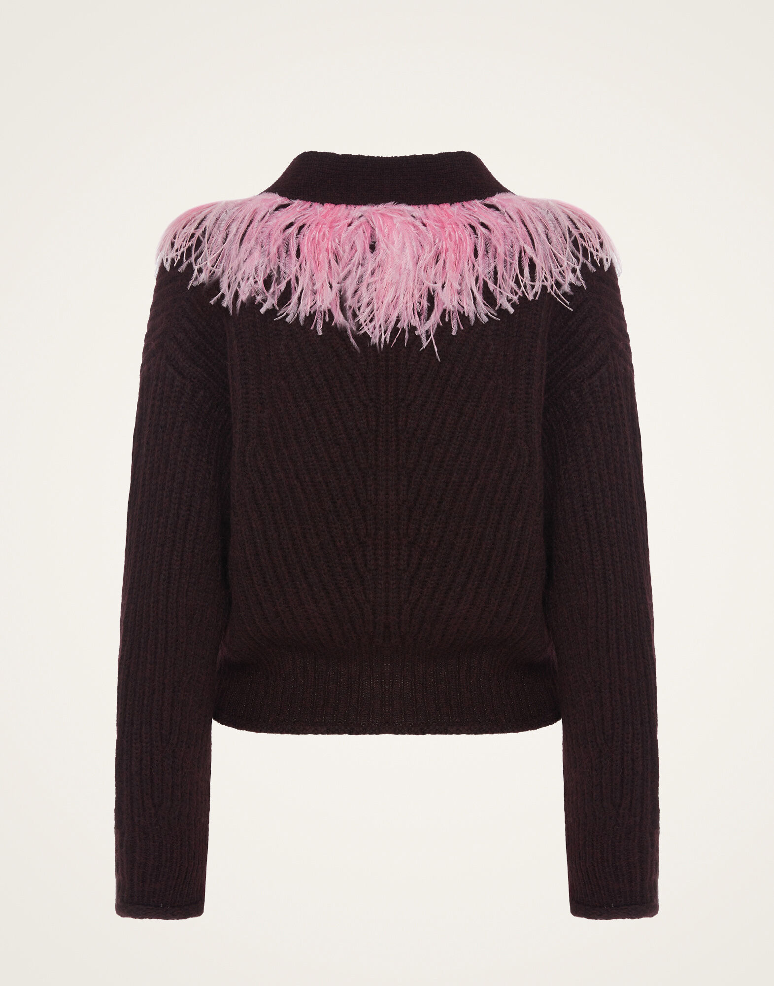 High Kick Cardigan La DoubleJ: Bordeaux High Kick Cardigan La DoubleJ: Bordeaux PUL0175KNI098