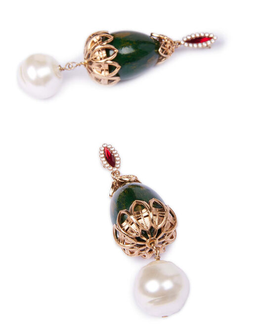 Medici Earrings La DoubleJ: Solid Green Medici Earrings LaDoubleJ: Solid Green EAR0006BRA001