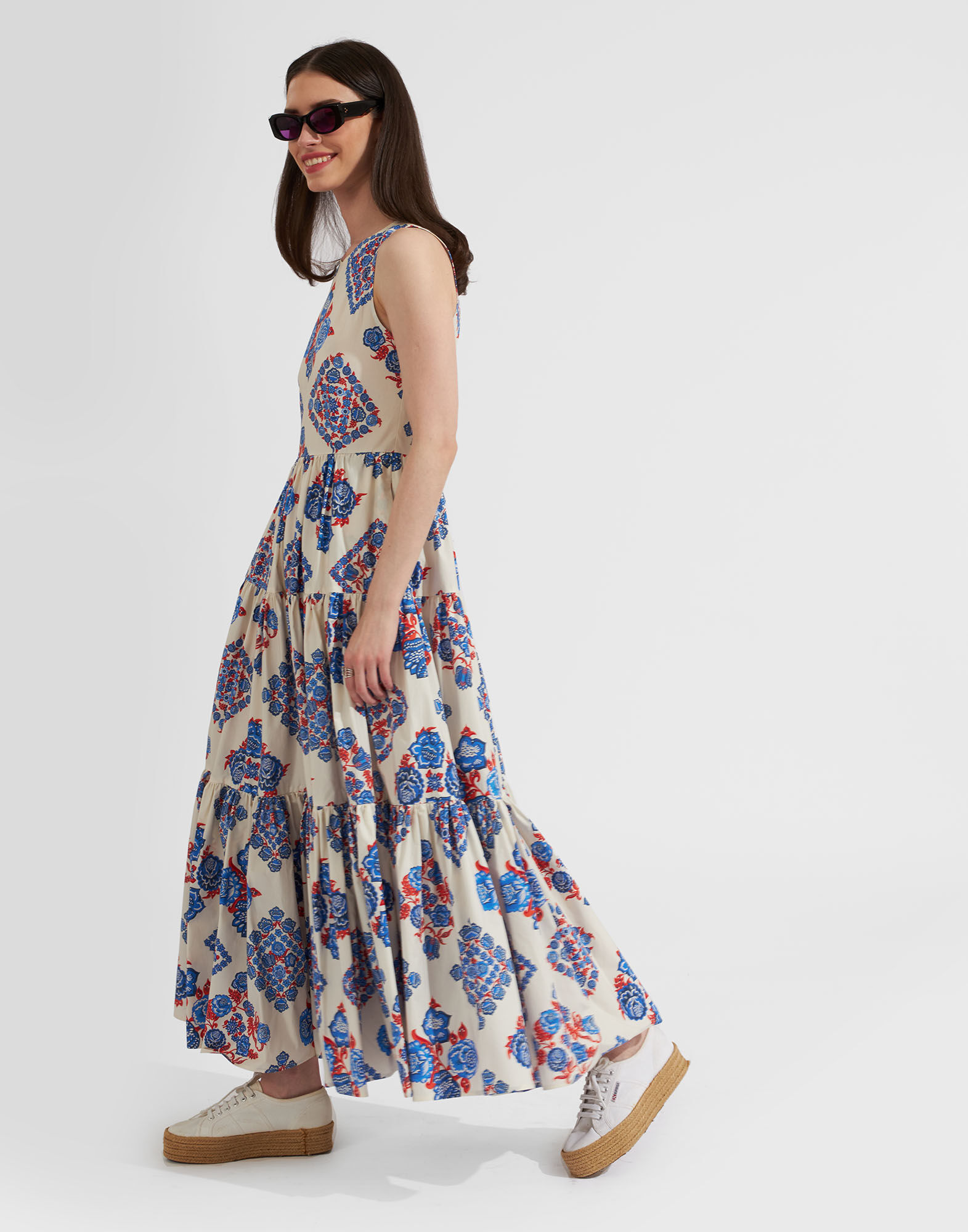 Sleeveless Big Dress La DoubleJ: Cowgirl Sleeveless Big Dress La DoubleJ: Cowgirl DRE0185COT001