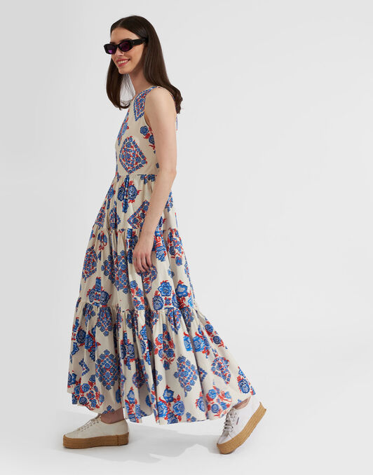 Sleeveless Big Dress La DoubleJ: Cowgirl Sleeveless Big Dress La DoubleJ: Cowgirl DRE0185COT001