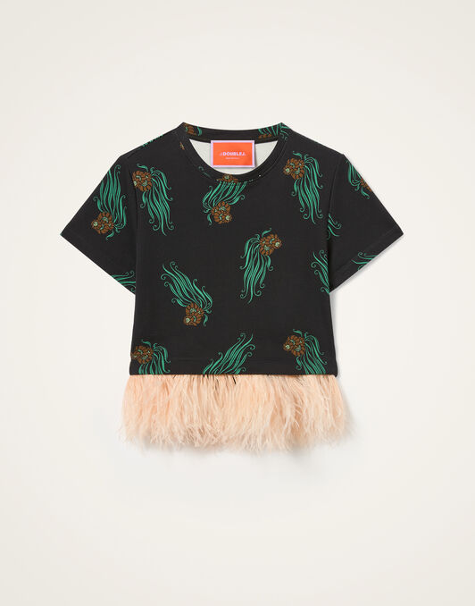 La Scala Tee La DoubleJ: Lemuria Black TSH0026JER039