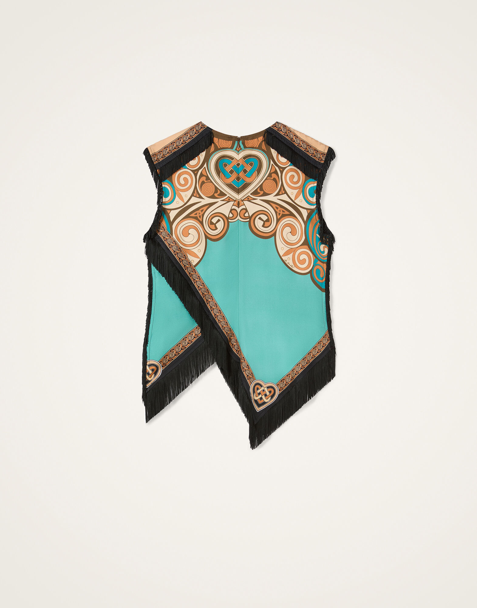 Scarf Top La DoubleJ: Kells Placée Blue Petrol Scarf Top La DoubleJ: Kells Placée Blue Petrol TOP0160SIL006