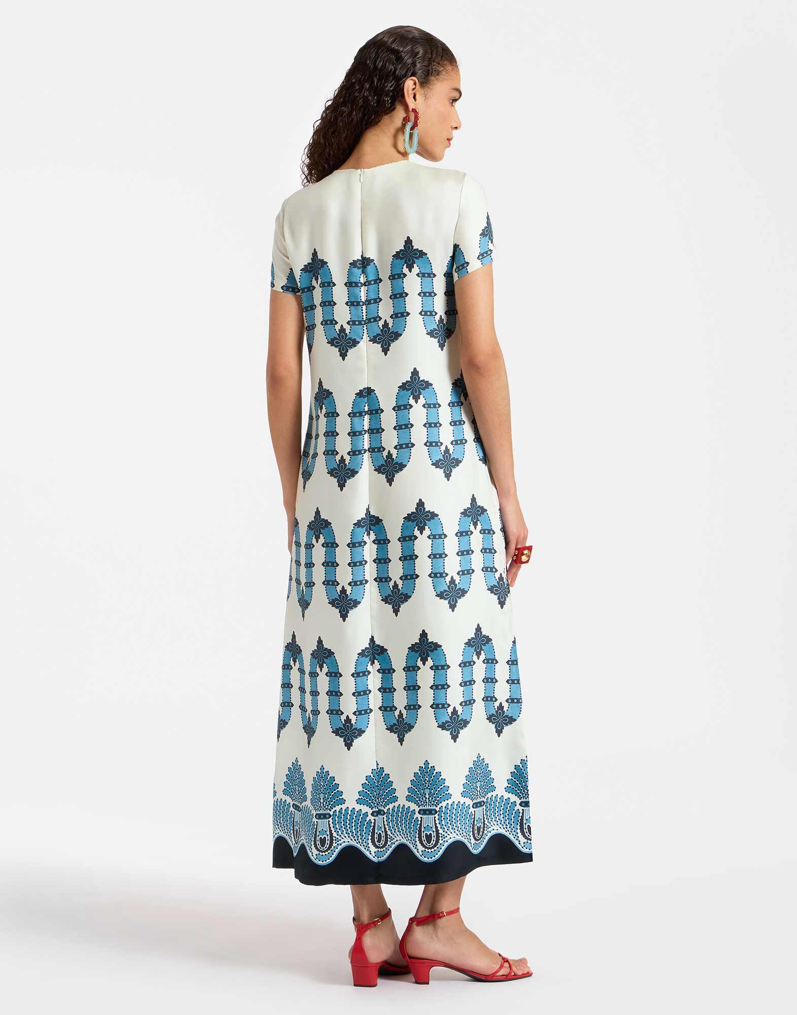Swing Dress La DoubleJ: Scirocco Placée Ivory Swing Dress La DoubleJ: Scirocco Placée Ivory DRE0001SIL001