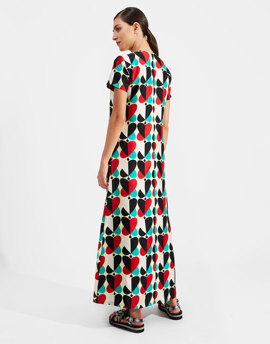 Swing Dress La DoubleJ: Farfalle Rosso Swing Dress LaDoubleJ: Farfalle Rosso DRE0001SIL001